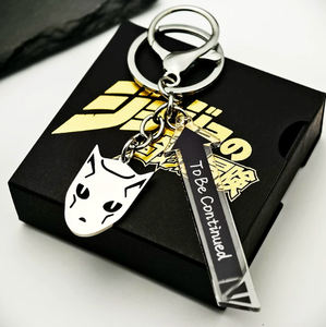 Llaveros Metálicos Personalizados Creativos con Logotipo <span class=keywords><strong>de</strong></span> Empresa, Diseño 2D y 3D, Letras <span class=keywords><strong>de</strong></span> Dibujos Animados Fundidas a Presión, Esmalte Duro, Llaveros <span class=keywords><strong>JOJO</strong></span> al por Mayor - Product Image 4