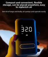 Car Mounted Inflatable Pump Wireless Portable Digital Display 12V Electric Vehicle Inflator Valve Adapter