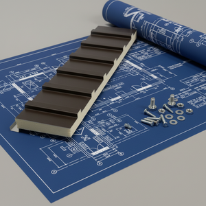 Panel de Pared de Alto Rendimiento, Moderno, Aislante Térmico, Ignífugo, Ecológico, Placa de Aluminio, Magnesio y Manganeso - Product Image 1