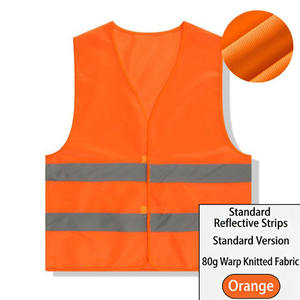 Gilets <span class=keywords><strong>de</strong></span> sécurité - Gilet haute visibilité 80g avec bandes réfléchissantes <span class=keywords><strong>Veste</strong></span> <span class=keywords><strong>de</strong></span> sécurité réfléchissante pour travaux en extérieur - Product Image 1