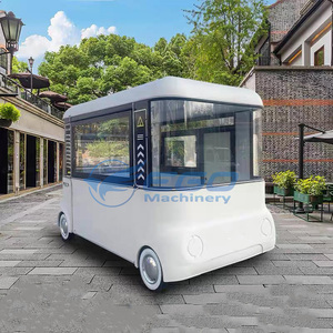 China Outdoor Food Car Fast Food Truck Carts Stainless Steel Mobile Food Cart - Product Image 6