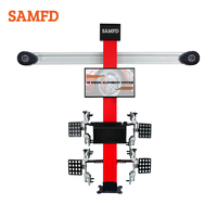 Ensemble complet d'équipements d'atelier de garage SAMFD : Démonte-pneus, équilibreuse de roues et machine d'alignement 3D des roues - Certifié CE