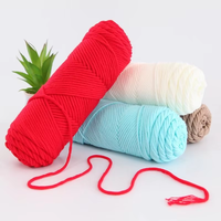 Acryl 8-fädiges Gefärbtes Garn 100G Set 100% Acryl Konusgarn für Tufting-Pistole Teppichgarn Großpackung Häkel-Fantasiegarn