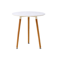Ensemble de chaises de table tulipes blanches durables, modernes et simples, style balcon, meubles en bois pour la maison, le café, les repas et les réunions.