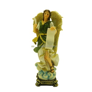 Tôn Giáo Hàng Thủ Công Nhựa Bức Tượng Saint <span class=keywords><strong>Gabriel</strong></span> Tổng Lãnh Thiên Thần - Product Image 1