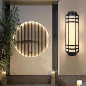 โคมไฟติดผนังภายนอกแบบหลอดไส้สไตล์ร่วมสมัย ดีไซน์เรียบง่าย กันน้ำ เหมาะสำหรับระเบียง ทางเดิน ลานบ้าน วิลล่า ประตูรั้ว สวน - Product Image 6