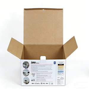 Scatola di Imballaggio Personalizzata per Faretti LED, Scatola in Cartone Ondulato per Illuminazione a Incasso con Immagine del Prodotto e Logo - Product Image 3