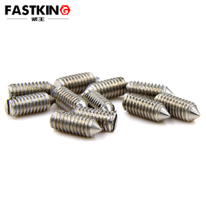 Juego de puntas de una línea niqueladas Tornillo DIN553 Tope sin cabeza Máquina ranuradora de alambre superior Metros - Product Image 3