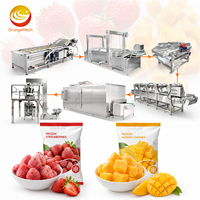 ORME Automatische Mango Reinigingsmachine Diepvries Fruit en Groente Was- en Snijproductielijn
