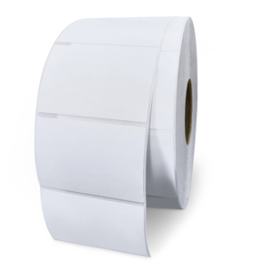 self-adhesive Blank Thermal <b>Labels</b> <b>Waterproof</b> 500pcs with Glassine Kiss Cut Sticker Rolls Writable for Packaging - Product Image 3