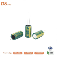 Condensateur électrolytique en aluminium à faible ESR 35V 2200uF, radial, à montage traversant, 13x22mm, pour application de filtre de puissance sur PCB