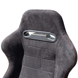 Sedile - Sedile Sportivo Singolo per Auto, Velluto, Nero, Universale con Kit Simoni Racing Sled - Product Image 2