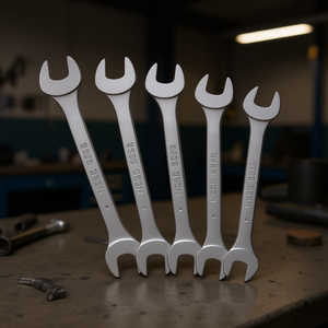 N/SE5 Wrench Set 252mm Metric Open End <b>Spanner</b> <b>Tools</b> For Automotive Repair - Product Image 3