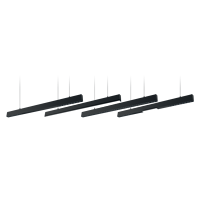 Tube lumineux LED 60cm - 150cm Télécommande 20 30 40 50 Watt Tube lumineux LED Suspension Ligne Lampe