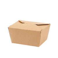 Boîtes à emporter pour sushis, salades, poulet, frites, pique-niques, personnalisées avec logo imprimé, en carton ondulé, pliables, écologiques, recyclables