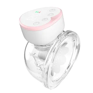 보이지 않는 통합 디자인 핸즈프리 휴대용 사일런트 우유 추출기 웨어러블 전기 유방 펌프