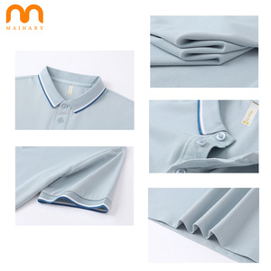 Uniformes de <span class=keywords><strong>Golf</strong></span> Transpirables de Poliéster y Spandex al por Mayor, Camisetas Polo Unisex para Trabajo, Capa para el Cabello con Logotipo Bordado e Impreso - Product Image 2