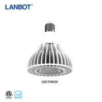 ETL CE Lumen élevé PAR 30 lumière LED blanc chaud projecteurs à intensité variable 10W 30W 40W AC85-240V E26 E27 COB Anti-éblouissement Par20 ampoules Led