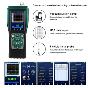 جهاز كشف الغاز المحمول عالي الدقة مع مضخة شفط للكشف عن تسرب غاز أول أكسيد الكربون - Product Image 2
