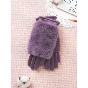 Guanti da donna più puri in viola categoria di prodotto separata per guanti di qualità Premium - Product Image 1