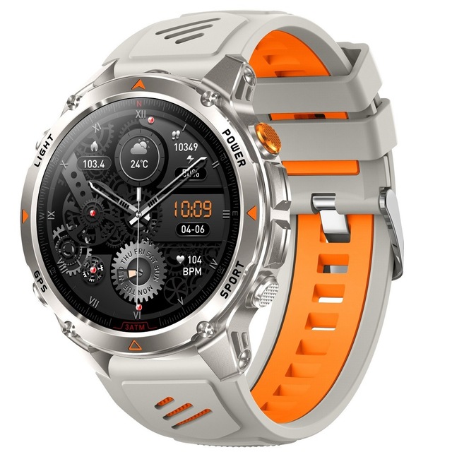 Factory GPS Smartwatch 3ATM IP68 Waterproof Fitness Tracker Big Battery IPS HD Screen Answer Calls Altitude Motion Trajectory