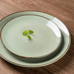 Vajilla <span class=keywords><strong>de</strong></span> Cerámica Fina Europea EKA Factory, Juego <span class=keywords><strong>de</strong></span> 12, 16, 18 Piezas, Plato <span class=keywords><strong>de</strong></span> <span class=keywords><strong>Gres</strong></span> con Esmalte Reactivo, Vajilla, Juegos <span class=keywords><strong>de</strong></span> Vajilla - Product Image 4