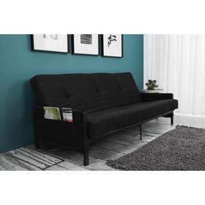 Sofá Cama Convertible Plegable de Tela, Moderno y Cómodo, para Sala de Estar, Doble, Negro, Estilo Diván, OEM/ODM - Product Image 3