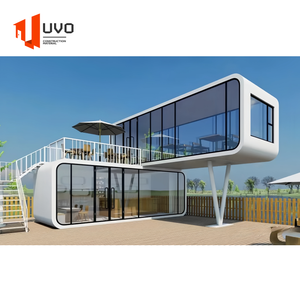 高級アップルカプセルコーヒーショッププレハブモバイルカフェコンテナハウスモダンなオフショアデザインモジュラーバーソリューション - Product Image 4