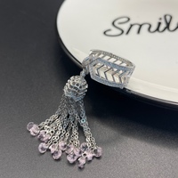 BAOXING vente en gros usine Vintage cadeau de maman manuel Knuckle Boho 925 argent Sterling gland longue bague pour femmes filles
