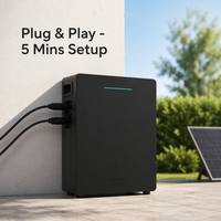 Système solaire plug-and-play pour balcon ESS 5 kWh, stockage d'énergie pour balcon, stockage d'énergie domestique, stock européen, stock Allemagne UE