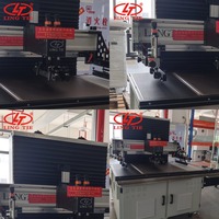 Yeni LINGTIE Otomatik Dijital Yüksek Hızlı Düz Yataklı Serigrafi Baskı Makinesi 1 İstasyonlu Çok Renkli Etiket Yazıcısı