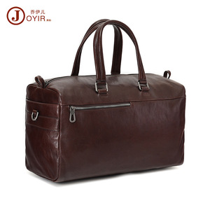 กระเป๋าหนังวินเทจสำหรับผู้ชาย Joyir ขนาด 20 ลิตร กระเป๋าเดินทางธุรกิจ ทนทานต่อการใช้งาน สีพื้นเรียบหรู - Product Image 4