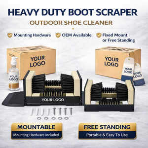 Extra Wide Outdoor <strong>Boot</strong> Scraper Heavy Duty Shoe <strong>Cleaner</strong> for Wholesale Buyers - Product Image 5