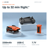 Drone caméra pliable LARK MINI 4K 60fps, 48MP, cardan 3 axes, 245g, 32 min d'autonomie pour la photographie aérienne