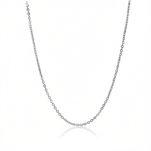 Amy Amy Stainless Steel <b>Snake</b> <b>Chain</b> Necklace <b>Silver</b> Plated Minimalist Women's Everyday Jewelry C3201 - Product Image 1
