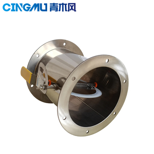 बंद वेंटिलेशन सिस्टम 201/304 स्टेनलेस स्टील इलेक्ट्रिक एयर वाल्व में तितली वाल्व के लिए औद्योगिक नलिका - Product Image 6