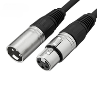 Câble audio XLR professionnel en PVC blindé, mâle-femelle, pour microphone, amplificateur, lecteur DVD, haut-parleur