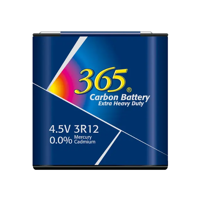 365 Super Heavy Duty 3R12P 3R12 4.5V Zink Koolstof Batterij In Voorraad