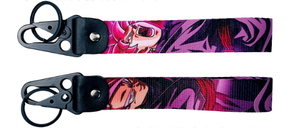 100 modèles de porte-clés en cuir avec logo d'anime mélangés, bec d'aigle, accessoires <span class=keywords><strong>DBZ</strong></span> Luffy Bleach, porte-clés de moto, porte-clés de poignet à bec d'aigle - Product Image 6
