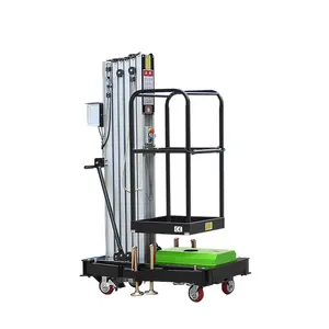 Jovoo 8M/10m thang máy thẳng đứng nhôm đơn mast thủy lực nâng lên đơn mast Nâng Nền tảng