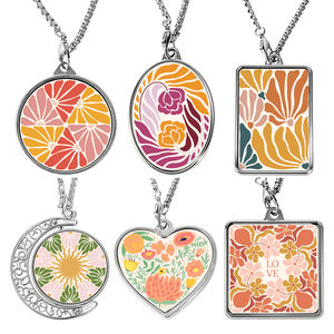 Colgantes Metálicos Sublimables en Blanco, Múltiples Formas, Imprimibles por Ambos Lados, para Creación de Joyería Personalizada y Regalos Personalizados - Product Image 4