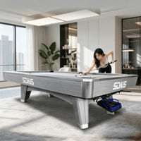 Mesa de Billar Profesional Maxima 8 de 9 Pies, Moderna, para 9 Bolas, para Salas de Juego en Interiores y Uso Residencial