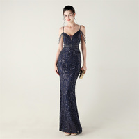 33396 #2025 nouveauté lourde perlage mi-taille paillettes sirène robe de soirée pour tapis rouge, mariage et banquet