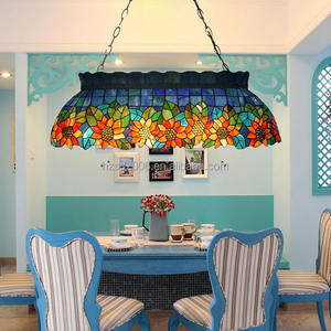 Plafonnier led suspendu en forme de fleurs de <span class=keywords><strong>soleil</strong></span>, design européen, Luminaire décoratif d'intérieur, idéal pour une piscine ou une salle à manger, 6 unités - Product Image 3