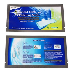Bandes blanchissantes pour les dents à la menthe, kit de blanchiment dentaire, patch buccal à la glycérine pour émail blanc, 14 pièces - Product Image 2