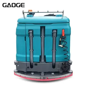 Gaoge GA09 Automatic Road Vacuum Cleaning Leaves Road Washing Floor Sweeper And Scrubber Large Ride On Floor Sweeper Machine