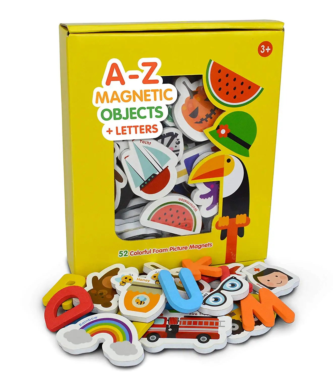 Adesivos magnéticos personalizados para bebês e crianças, brinquedo educativo com letras e números, geladeira para crianças