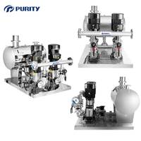 Pengontrol Pompa Kecepatan Variabel Tekanan Air Konstan Sistem Pompa Pasokan Air Sistem Set Pompa Booster Komersial