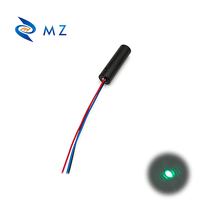 Module laser industriel de qualité supérieure, lentille PMMA compacte à mise au point réglable, D10mm, 520nm, 0,5mw, 1mw, 5mw, point vert TTL