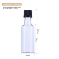 Groothandel Mini 50Ml Pet Koud Sap Whisky Sterke Drank Plastic Flessen